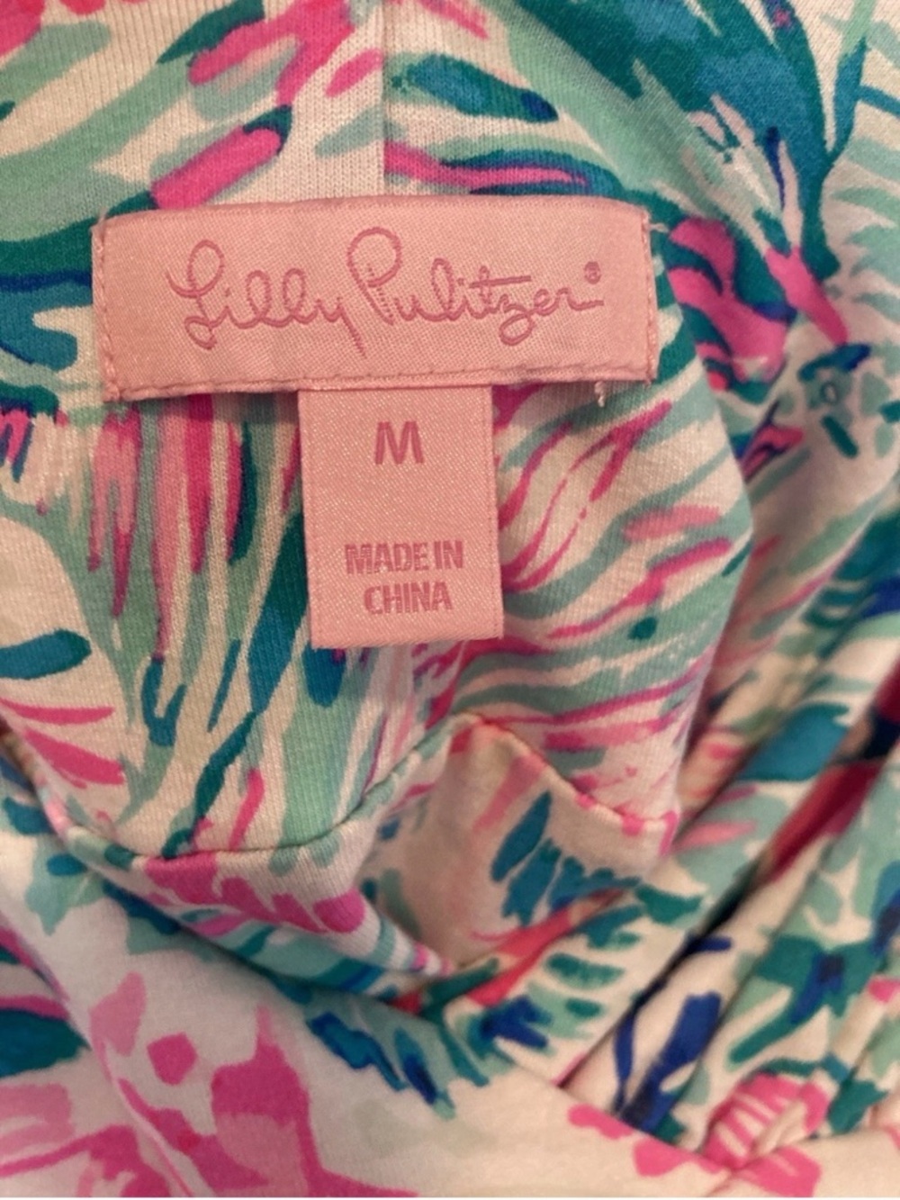 Lilly Pulitzer Sloane Mini Dress Tiki Pink Gypsea Print Size Medium VGUC! - Picture 3 of 6